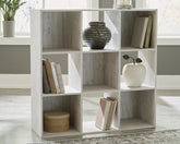 Coral Furniture - Ashley Furniture - Paxberry Nine Cube Organizer - Nine Cube Organizer / Whitewash - EA1811-3X3