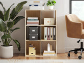 Coral Furniture - Ashley Furniture - Piperton Six Cube Organizer - Six Cube Organizer / Charcoal - EA5514-3X2
