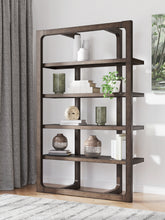 Coral Furniture - Ashley Furniture - Breckington Bookcase - Bookcase / Dark Brown - H556-70