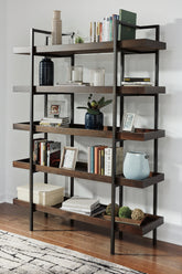 Coral Furniture - Ashley Furniture - Starmore Bookcase - Bookcase / Brown - H633-70