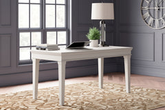 Coral Furniture - Ashley Furniture - Kanwyn Office Desk - Home Office Desk / Whitewash - H777-44