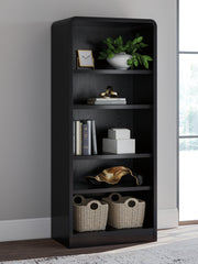 Coral Furniture - Ashley Furniture - Rowanbeck Bookcase - Large Bookcase / Black - H821-17