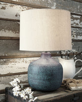 Coral Furniture - Ashley Furniture - Malthace Lighting - Table Lamp (Set of 2) / Patina - L207304X2
