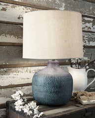 Coral Furniture - Ashley Furniture - Malthace Lighting - Table Lamp (Set of 2) / Patina - L207304X2