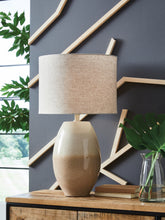 Coral Furniture - Ashley Furniture - Linas Lighting - Metal Table Lamp (1/CN) / Cream/Beige - L207594