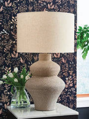 Coral Furniture - Ashley Furniture - Jossleigh Lighting - Metal Table Lamp (1/CN) / Beige - L207624