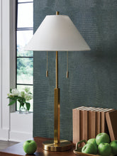 Coral Furniture - Ashley Furniture - Haigwood Lighting - Metal Floor Lamp (1/CN) / Gold Finish - L208471