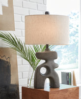 Coral Furniture - Ashley Furniture - Danacy Lighting - Table Lamp (Set of 2) / Distressed Black - L235754X2