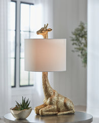Coral Furniture - Ashley Furniture - Ferrison Lighting - 2-Piece Lamp Set / Gold Finish - L317004X2