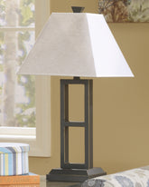Coral Furniture - Ashley Furniture - Deidra Lighting - Metal Table Lamp (Set of 2) / Black - L318924