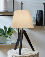 Coral Furniture - Ashley Furniture - Laifland Lighting - Wood Table Lamp (Set of 2) / Black - L329074