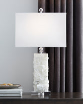 Coral Furniture - Ashley Furniture - Malise Lighting - Table Lamp (Set of 2) / White - L429014X2