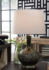 Coral Furniture - Ashley Furniture - Tenslow Lighting - Glass Table Lamp (1/CN) / Antique Black - L430844