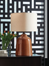 Coral Furniture - Ashley Furniture - Aaleahya Lighting - Glass Table Lamp (1/CN) / Rust - L430904