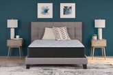 Coral Furniture - Ashley Furniture - Elite Springs Firm Mattresses - California King / Gray/Blue - M40551
