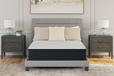 Coral Furniture - Ashley Furniture - Palisades Firm Mattresses - California King / Gray/Blue - M41551