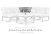 Coral Furniture - Ashley Furniture - Beachloft Outdoor - 3-Piece Outdoor Sectional / Black/Gray - P490P6
