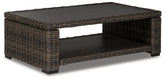 Coral Furniture - Ashley Furniture - Grasson Lane Outdoor - Square End Table / Brown - P783-702