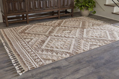 Coral Furniture - Ashley Furniture - Odedale Rug - 8' x 10' Rug / Tan/Cream - R406061