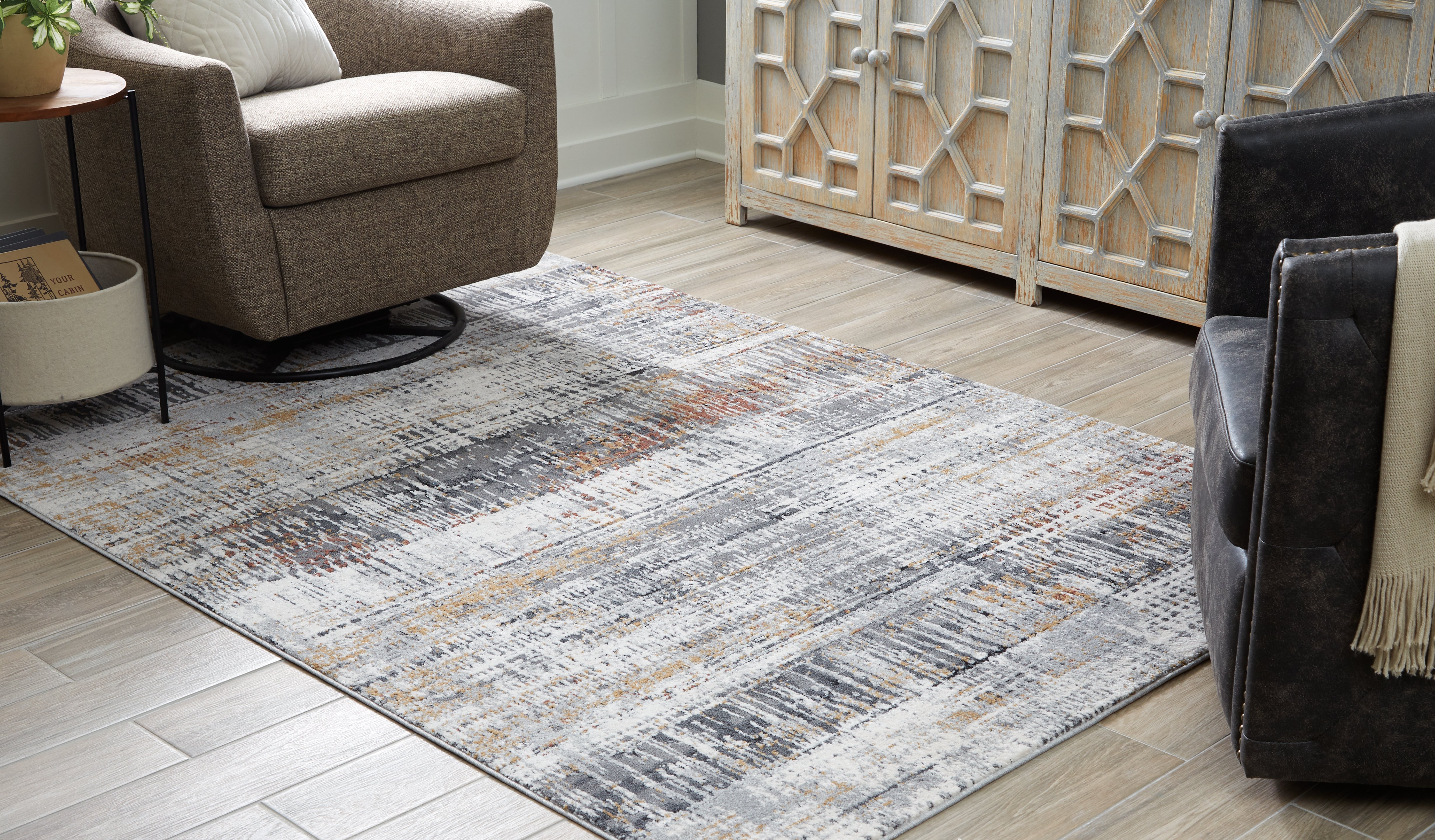 Coral Furniture - Ashley Furniture - Rhettner Rug - 5'3" x 7'3" Rug / Multi - R406072