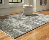 Coral Furniture - Ashley Furniture - Valmontic Rug - 8' x 10' Rug / Gray - R406921