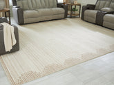 Coral Furniture - Ashley Furniture - Emorymore Rug - Extra Large Rug / Brown/Beige - R407300