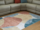 Coral Furniture - Ashley Furniture - Chanleigh Rug - Washable 7'6" x 9'6" Area Rug / Multi - R407371