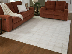Coral Furniture - Ashley Furniture - Malvinsboro Rug - Washable 8' x 10' Area Rug / Sandstone - R407441