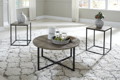 Coral Furniture - Ashley Furniture - Wadeworth Table (Set of 3) - Occasional Table Set (3/CN) / Two-tone - T103-213