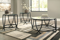 Coral Furniture - Ashley Furniture - Tarrin Table (Set of 3) - Occasional Table Set (3/CN) / Black - T115-13