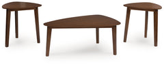 Coral Furniture - Ashley Furniture - Lyncott Table (Set of 3) - Occasional Table Set (3/CN) / Brown - T135-13