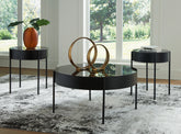 Coral Furniture - Ashley Furniture - Ardoline Table (Set of 3) - Occasional Table Set (3/CN) / Black - T280-13