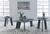 Coral Furniture - Ashley Furniture - Bluebond Table (Set of 3) - Occasional Table Set (3/CN) / Gray - T390-13