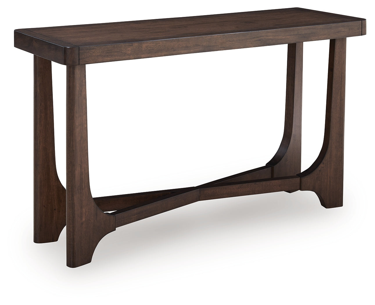 Coral Furniture - Ashley Furniture - Korestone Sofa Table - Sofa Table / Dark Brown - T438-4