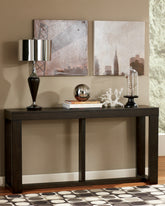 Coral Furniture - Ashley Furniture - Watson Sofa/Console Table - Sofa Table / Dark Brown - T481-4