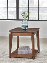 Coral Furniture - Ashley Furniture - Trenmour End Table - Square End Table / Medium Brown - T596-2