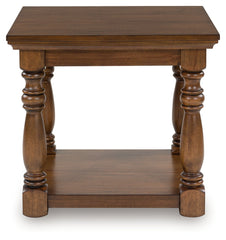 Coral Furniture - Ashley Furniture - Sturlayne End Table - Rectangular End Table / Brown - T609-3
