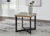 Coral Furniture - Ashley Furniture - Montia End Table - Square End Table / Multi - T632-2