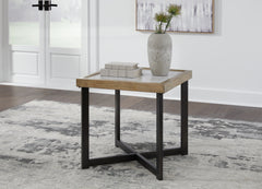 Coral Furniture - Ashley Furniture - Montia End Table - Square End Table / Multi - T632-2