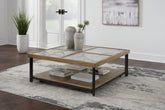 Coral Furniture - Ashley Furniture - Montia Coffee Table - Square Cocktail Table / Multi - T632-8