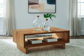 Coral Furniture - Ashley Furniture - Dressonni Coffee Table - Rectangular Cocktail Table / Brown - T690-1