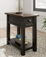 Coral Furniture - Ashley Furniture - Tyler Creek Chairside End Table - Chair Side End Table / Grayish Brown/Black - T736-107