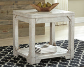 Coral Furniture - Ashley Furniture - Fregine End Table - Rectangular End Table / Whitewash - T755-3