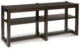 Coral Furniture - Ashley Furniture - Breckington Sofa Table - Sofa Table / Dark Brown - T856-4