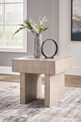 Coral Furniture - Ashley Furniture - Jorlaina End Table - Square End Table / Light Grayish Brown - T922-2