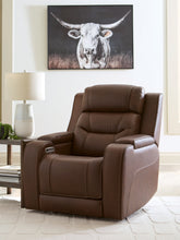Coral Furniture - Ashley Furniture - Knightington Living Room - PWR REC Sofa w/Audio Seating / Brown - PCU1160215A