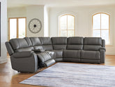 Coral Furniture - Ashley Furniture - 5Z - Pittson Sectional - 6-Piece Power Reclining Sectional - PCU12600S5