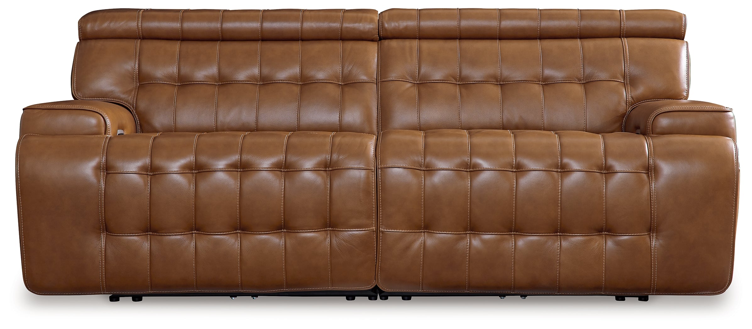 Coral Furniture - Ashley Furniture - Temmpton Sectional - 6-Piece Power Reclining Sectional / Chocolate - U92708S5