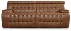 Coral Furniture - Ashley Furniture - Temmpton Sectional - 6-Piece Power Reclining Sectional / Chocolate - U92708S5