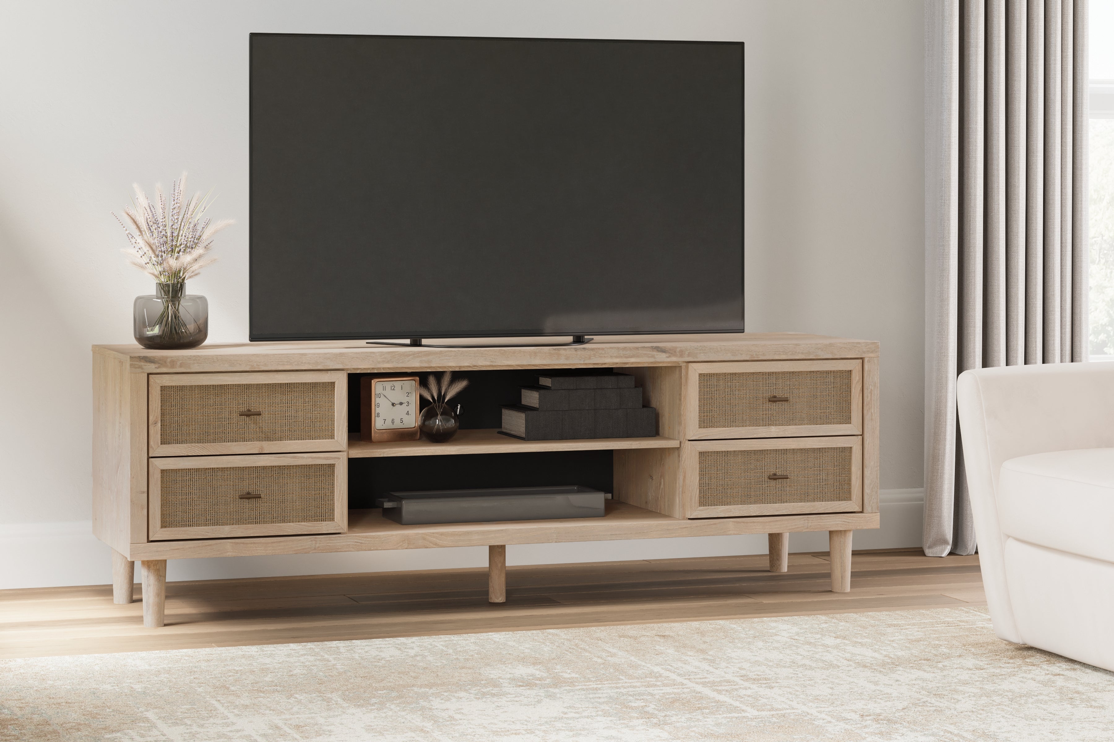 Coral Furniture - Ashley Furniture - Cielden TV Stand - 72" / Two-tone - W1199-68